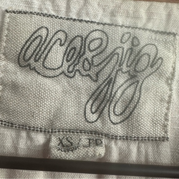 Ace & Jig Dress Mini Cotton Striped Red Summer Casual Beach Size Extra Small - Picture 5 of 7